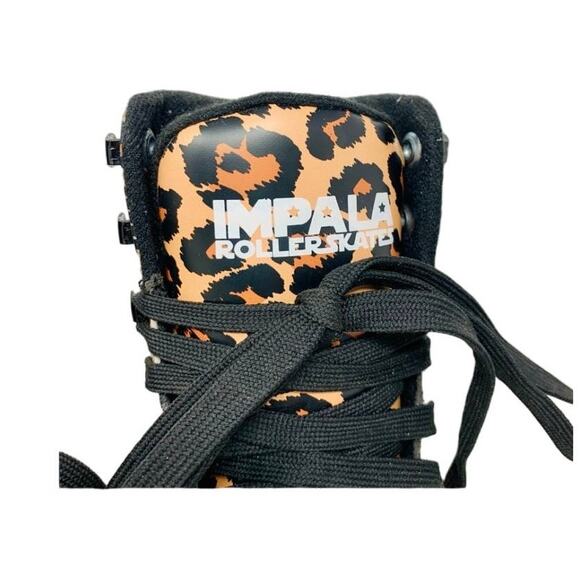 Impala Rollerskates Leopard Print Quad Roller Skates Womens Size 6 - Picture 3 of 7